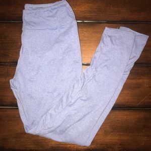 LuLaRoe Blue Heather Leggings